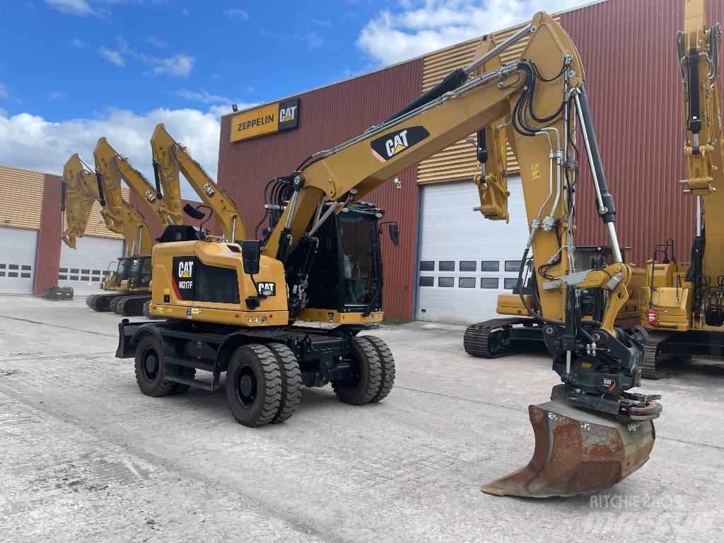 CAT M317F  휠 굴삭기