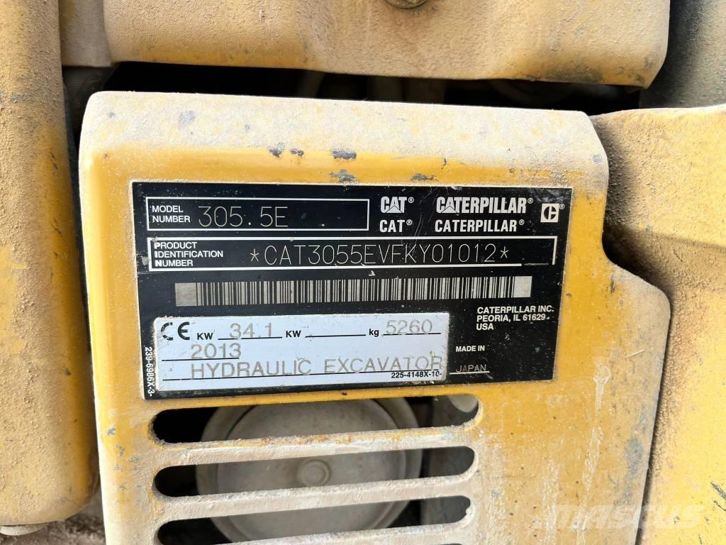 CAT 305.5 소형 굴삭기 7톤 미만