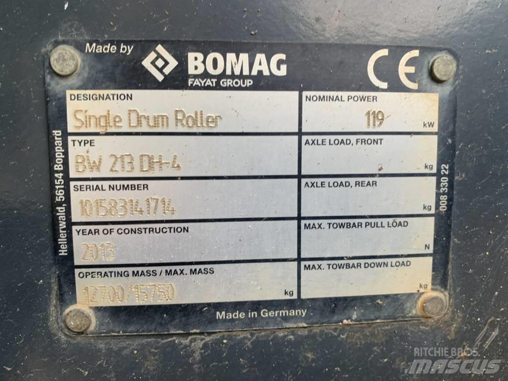 Bomag BW 213 D H-4 싱글 드럼 롤러