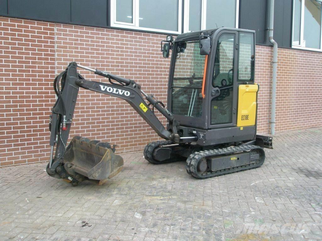 Volvo ECR18E 소형 굴삭기 7톤 미만
