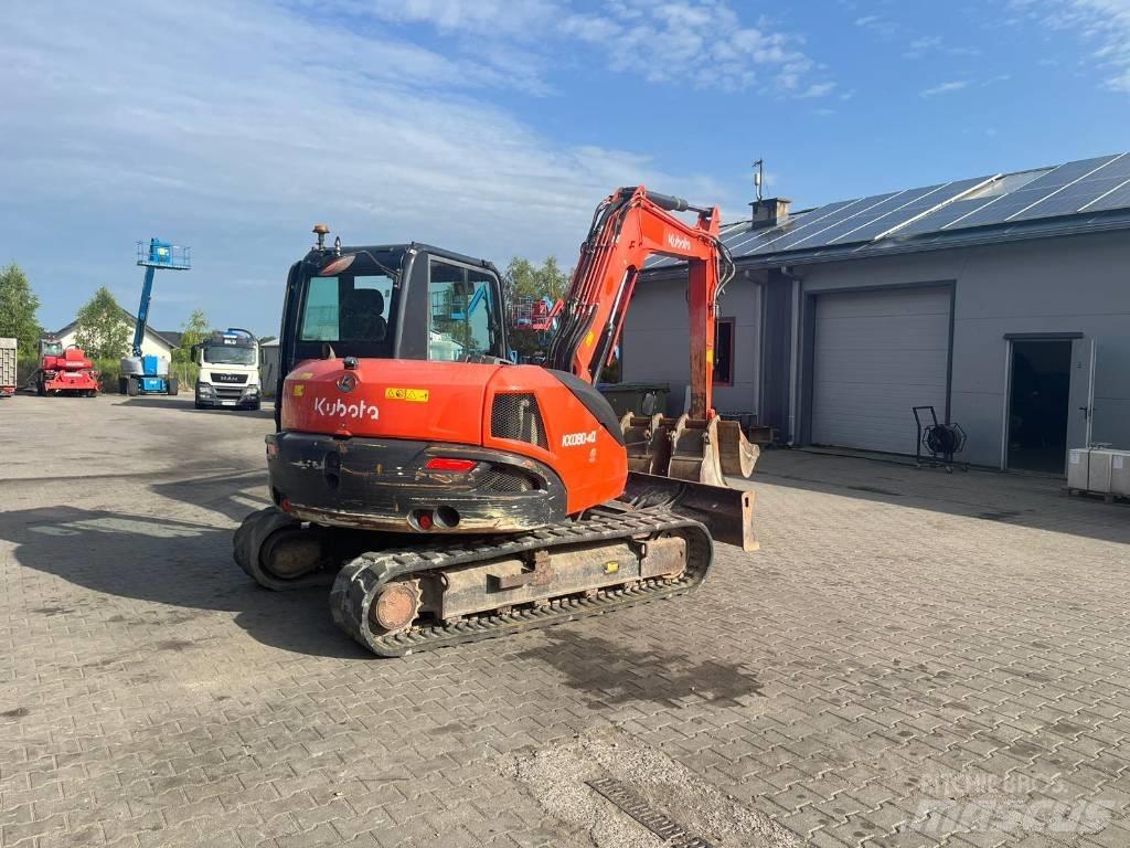 Kubota KX 080-4 중형굴삭기 7톤-28톤