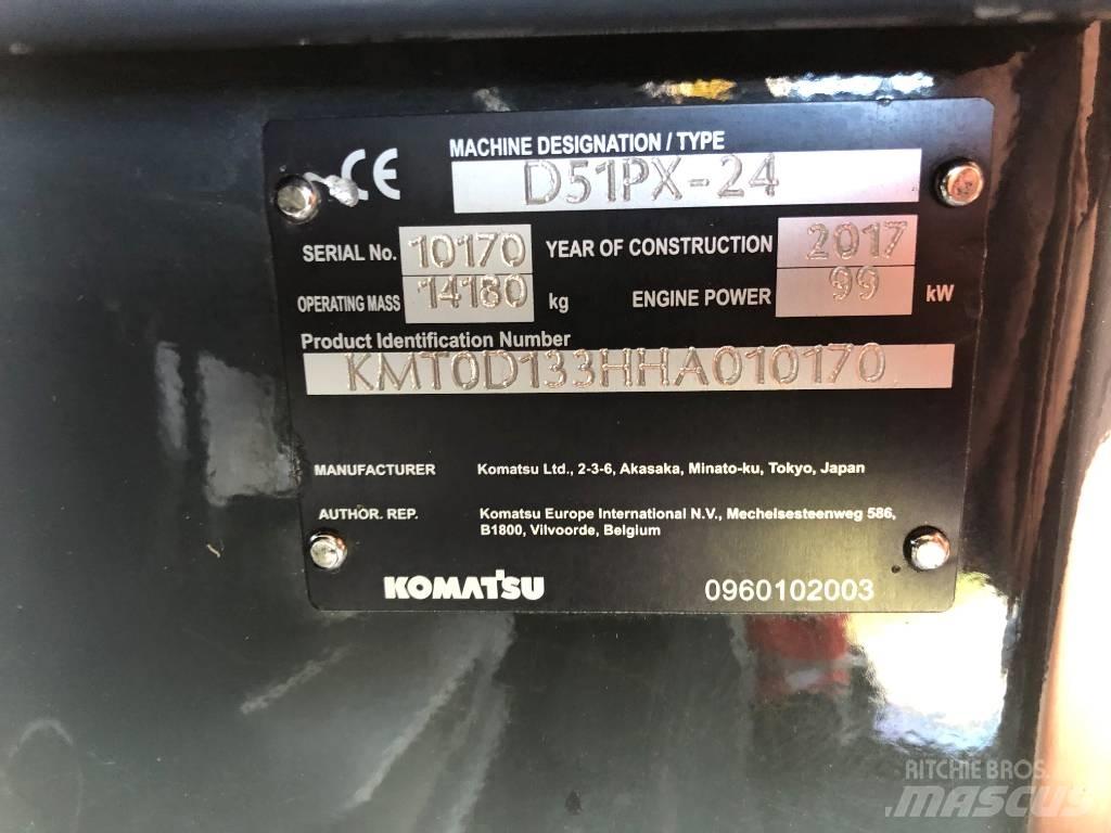 Komatsu D51PX-24 크롤러 도저