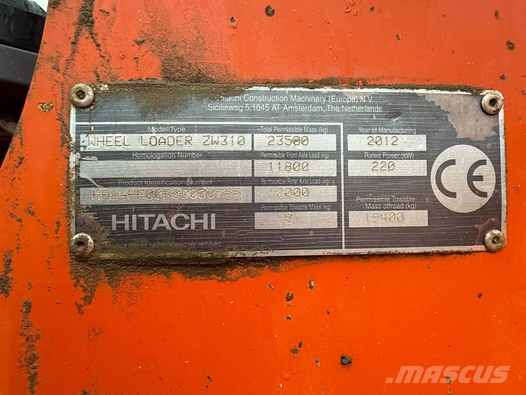  BRAT Hitachi ZW 310  휠로우더