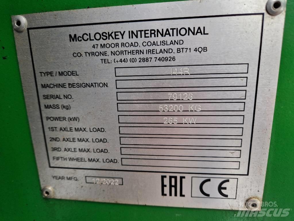 McCloskey I44RV3 크러셔