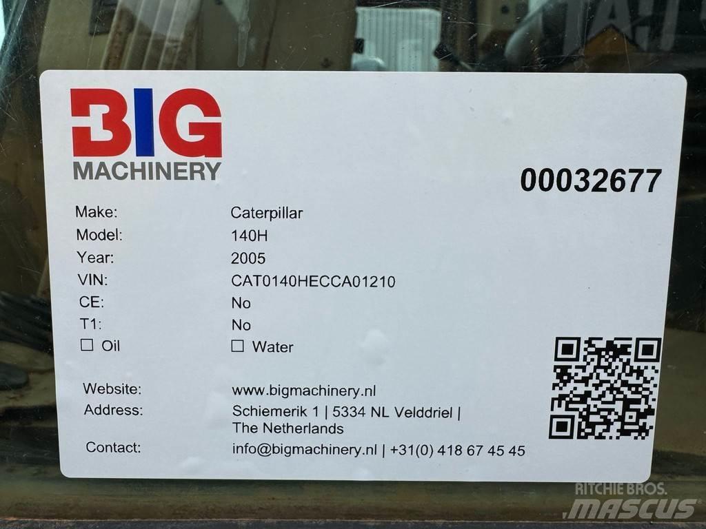 CAT 140H 그레이더