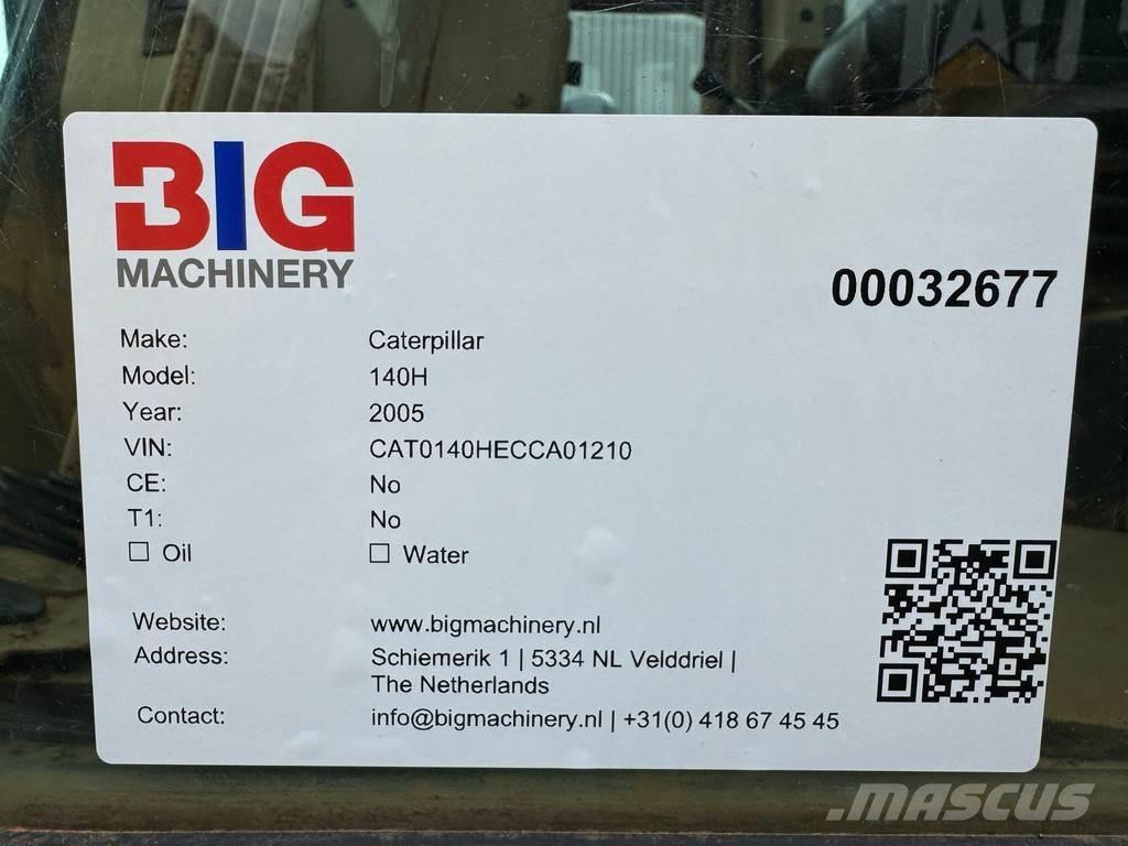 CAT 140H 그레이더