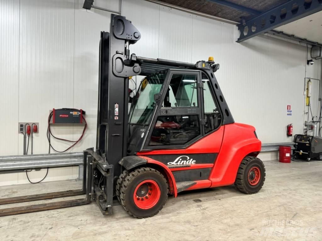 Linde H80D-03/900 디젤 지게차