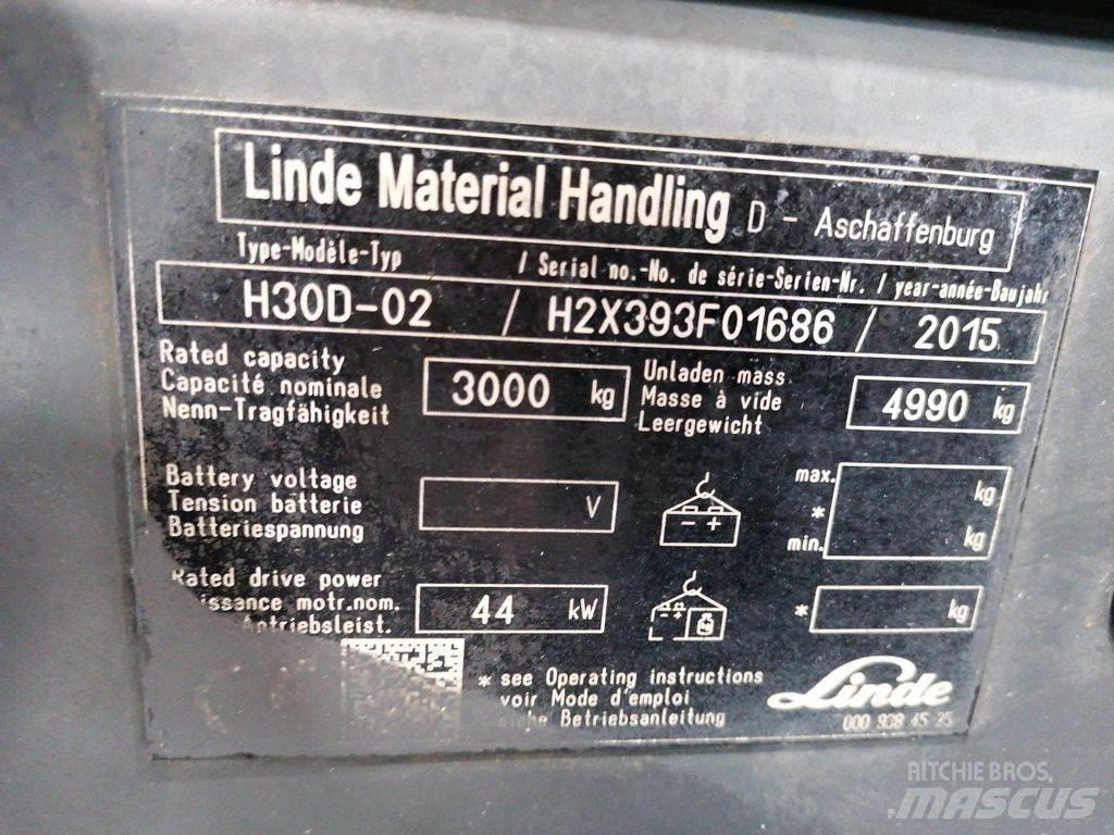 Linde H30D-02 디젤 지게차