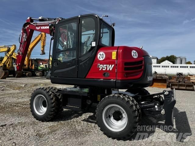 Yanmar B 95W  휠 굴삭기