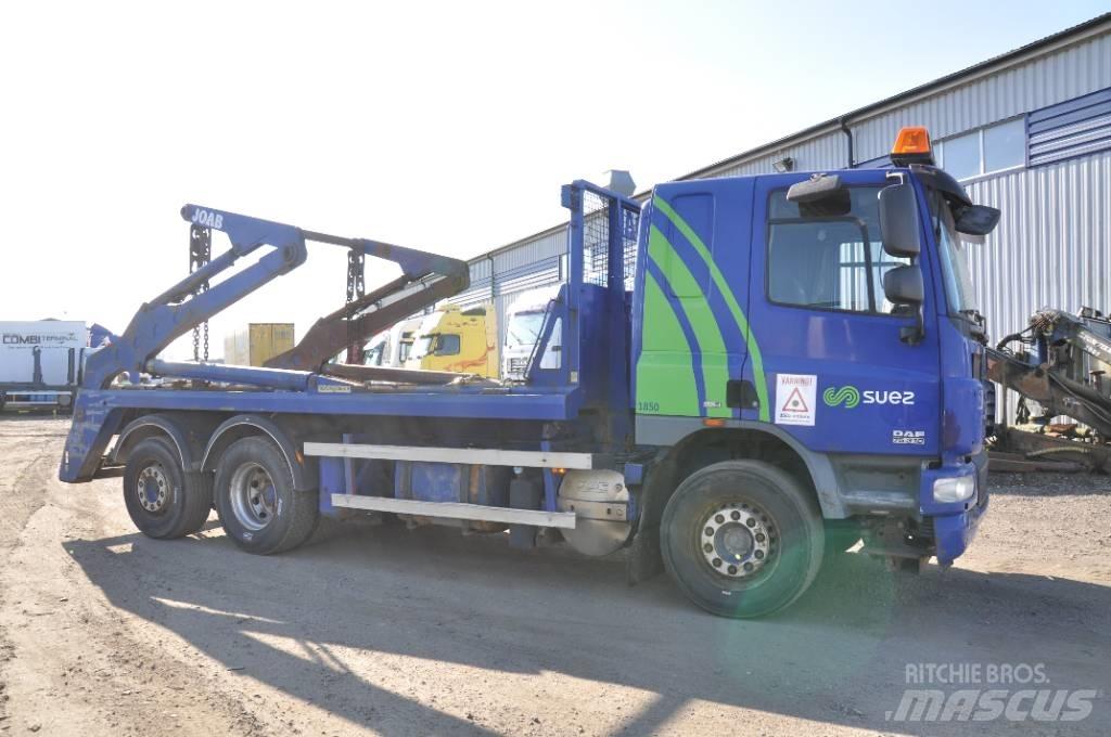 DAF CF 75 스킵 로더 트럭