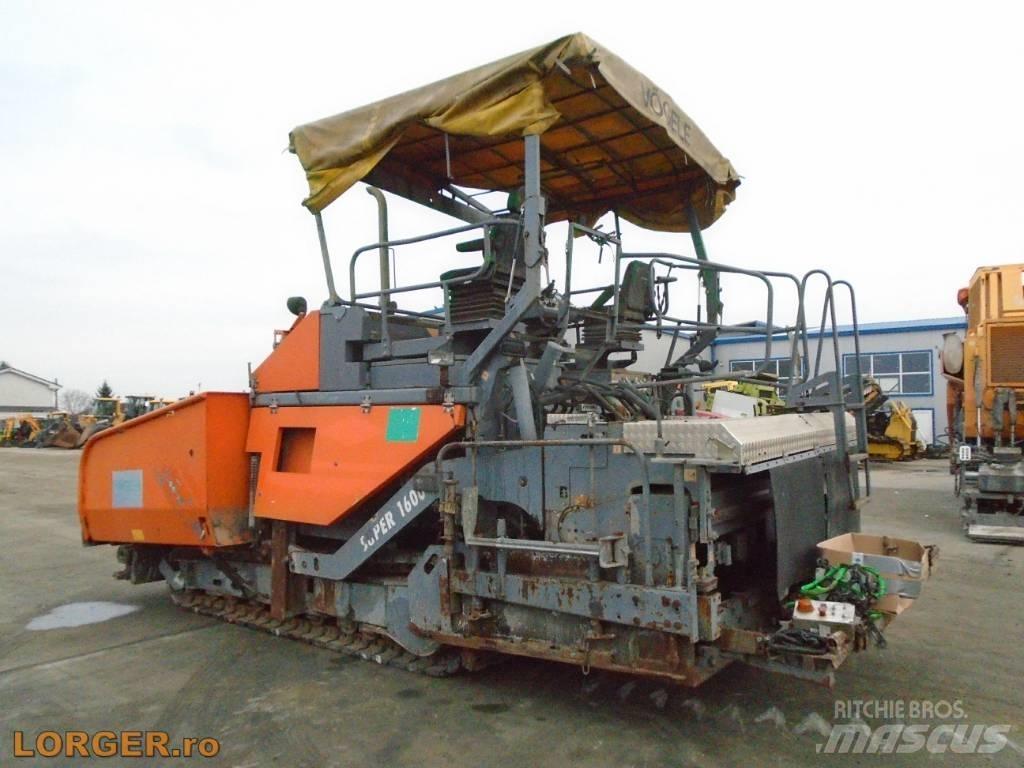 Vögele Super 1600 아스팔트 포장장비