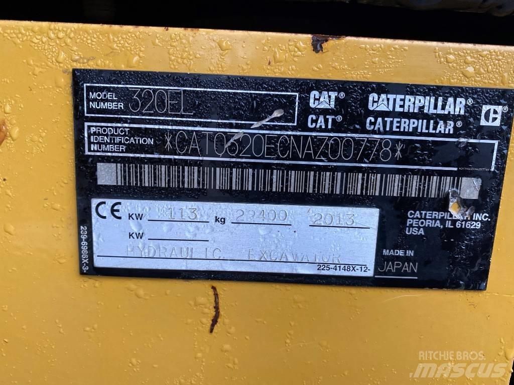 CAT 320 EL 대형 굴삭기 29톤 이상