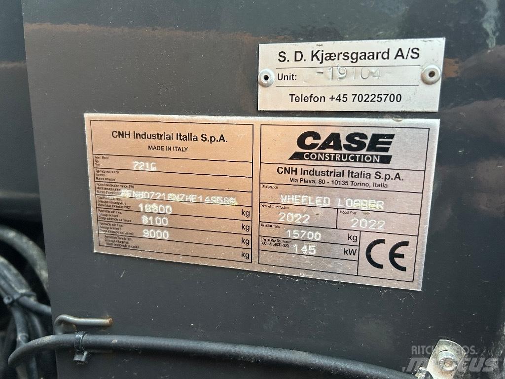 CASE 721G  휠로우더