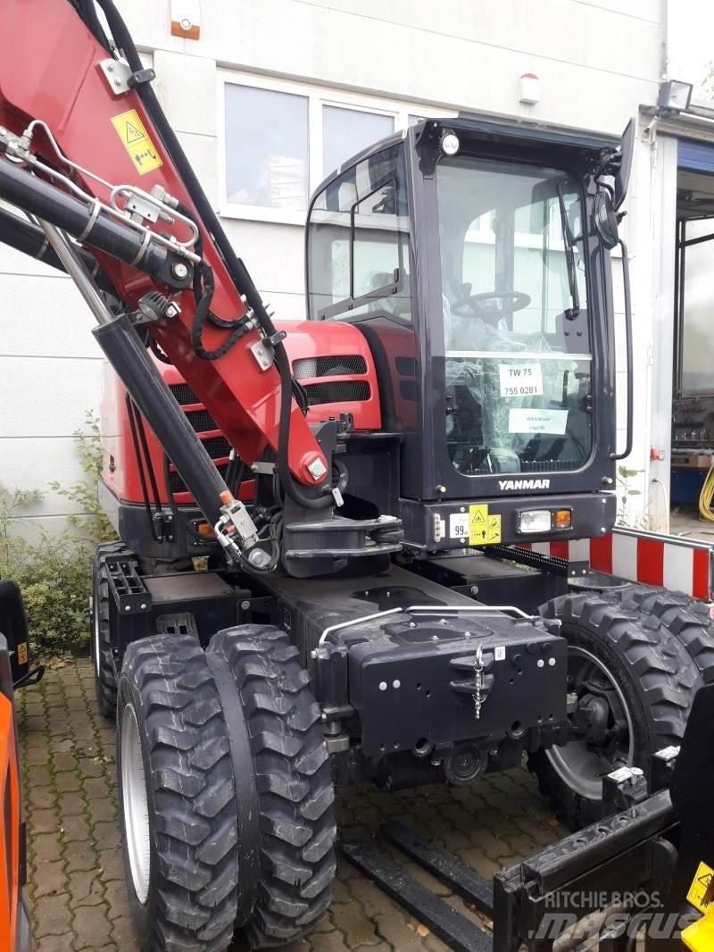Yanmar B75W  휠 굴삭기
