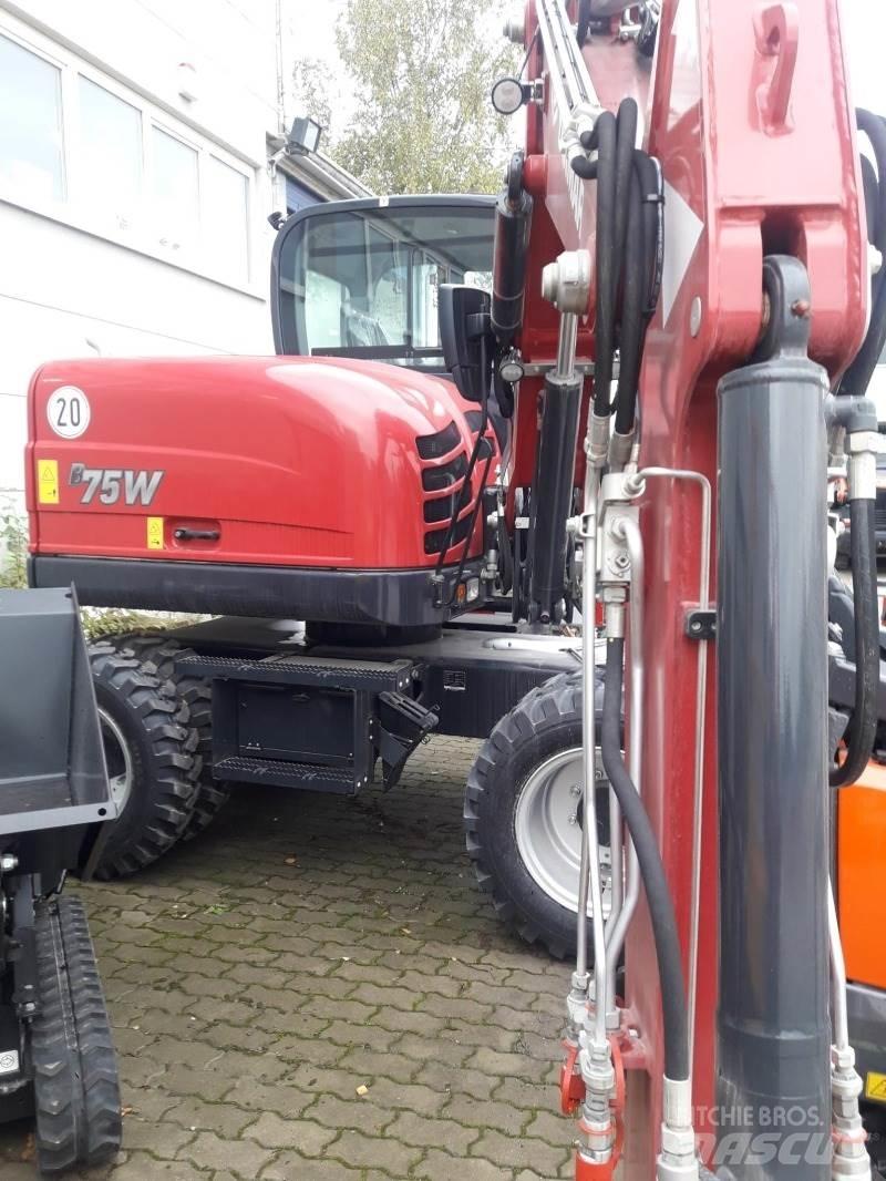 Yanmar B75W  휠 굴삭기