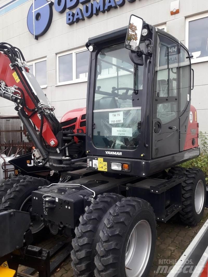 Yanmar B75W  휠 굴삭기