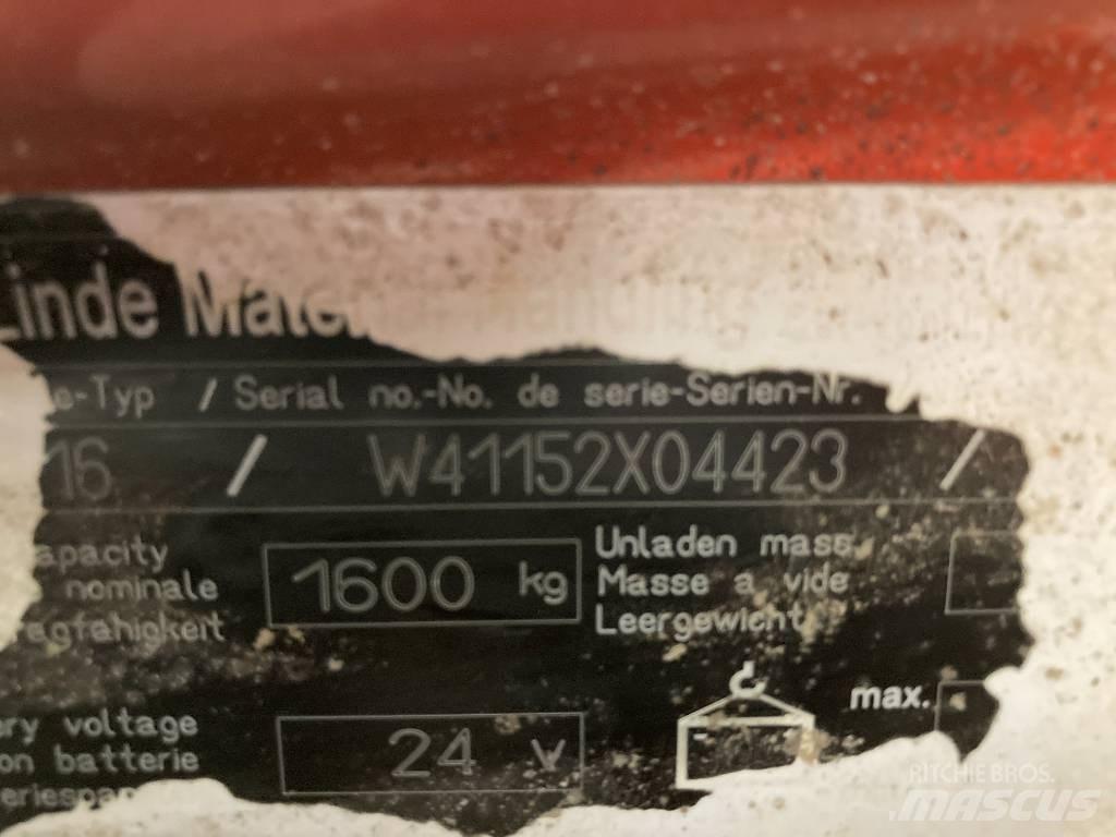 Linde T16/1152 경량 리프터