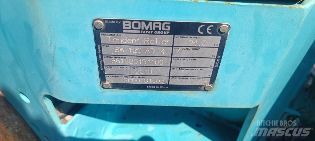 Bomag BW 120 AD-4 트윈 드럼 롤러