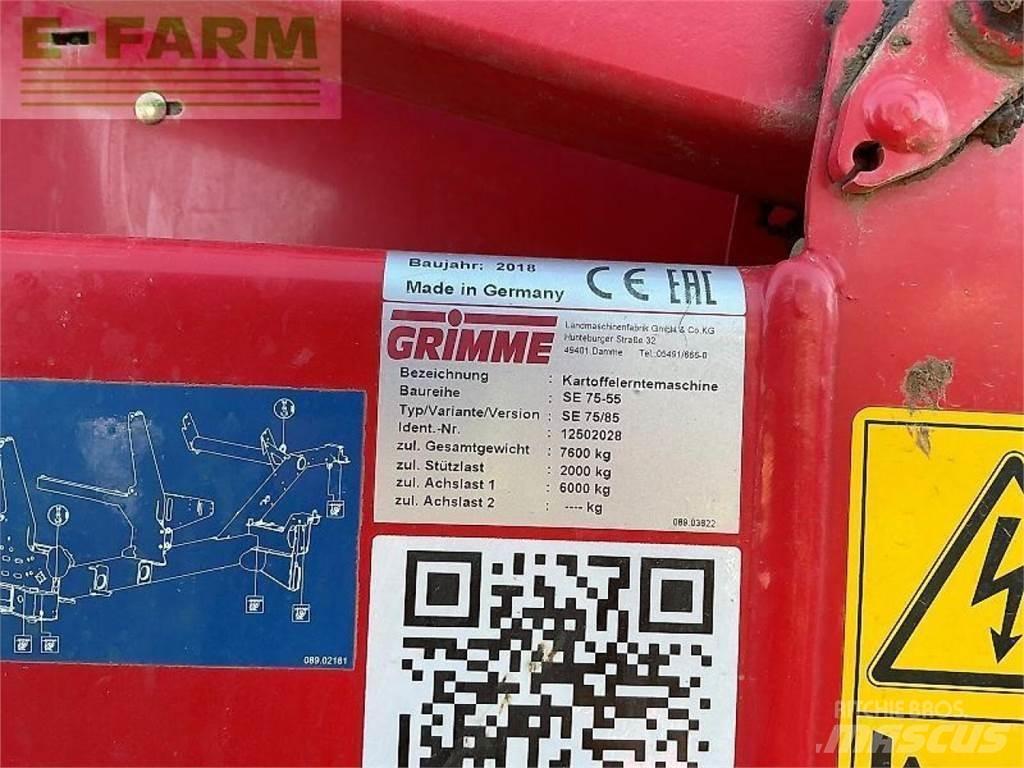 Grimme se 75-55 감자수확기 및 포테이토디거