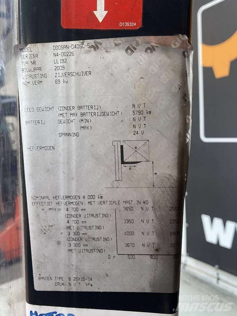 Doosan D40SC-5 디젤 지게차