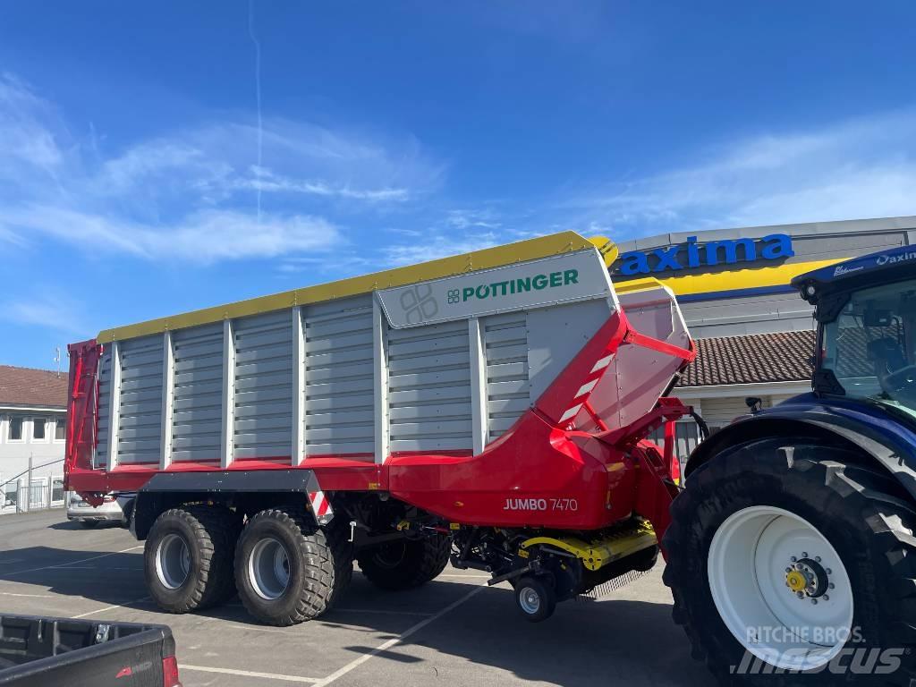 Pöttinger Jumbo 7470 자동 적재 트레일러
