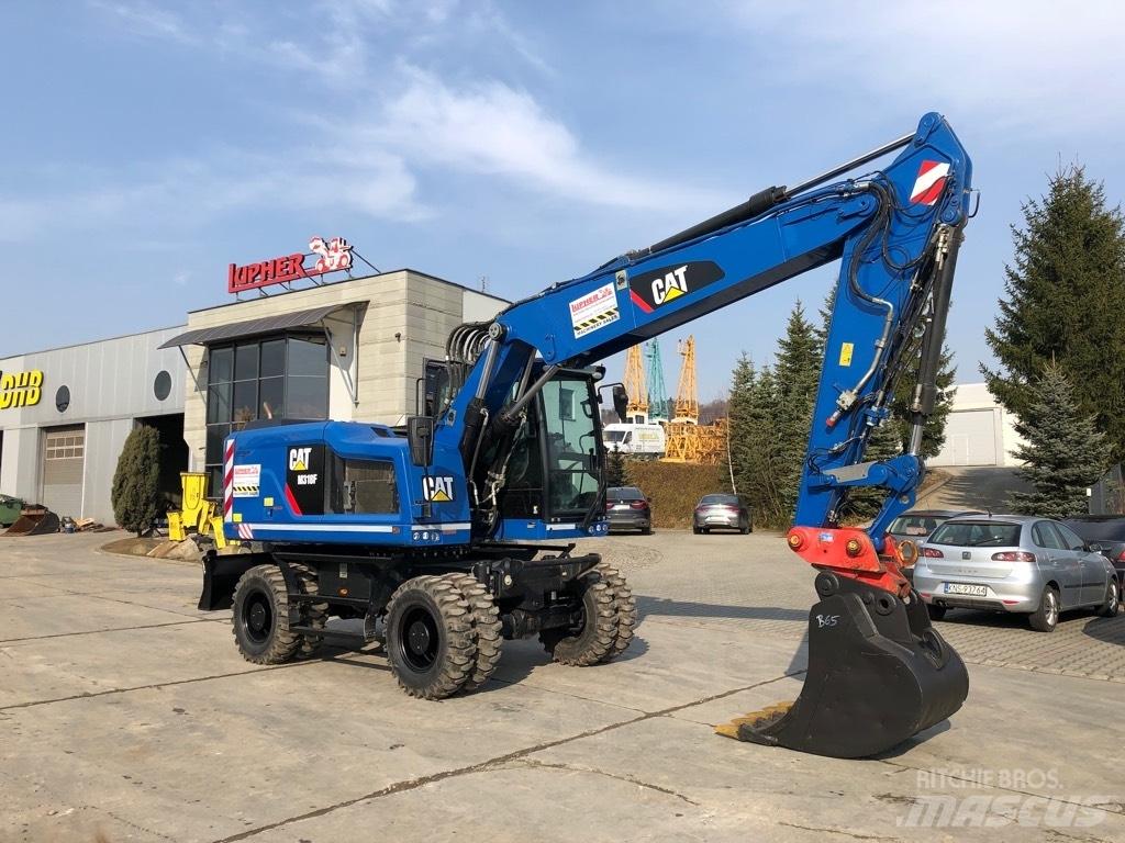 CAT M 318 F  휠 굴삭기