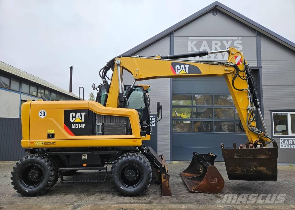 CAT M 314  휠 굴삭기