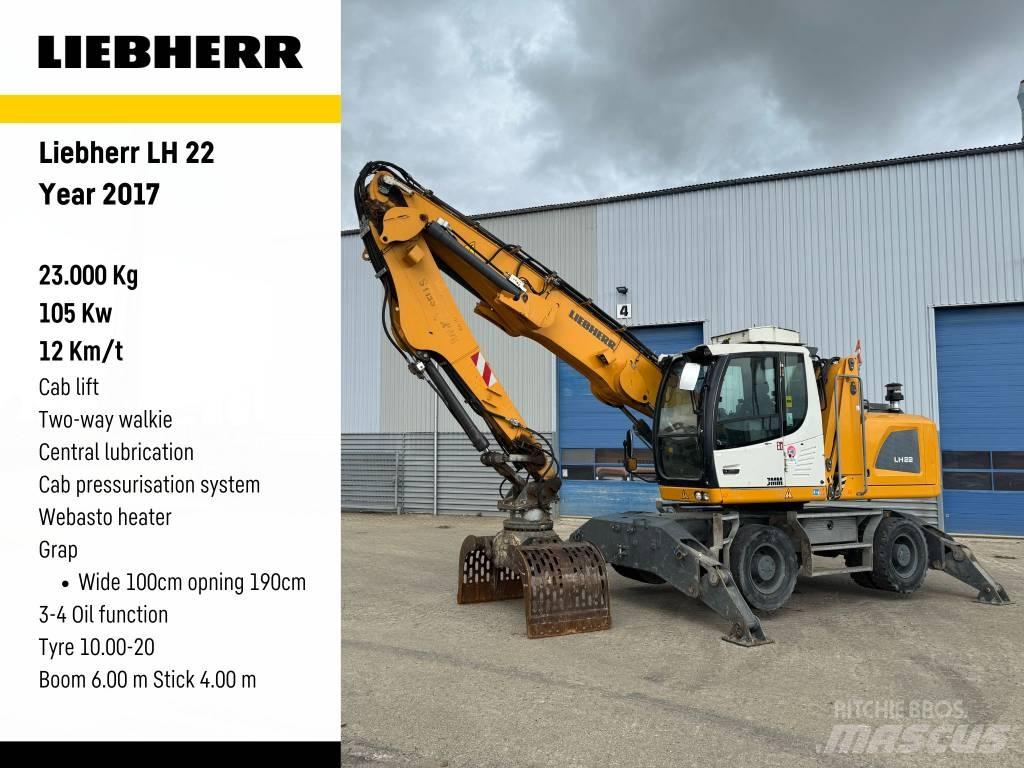 Liebherr LH 22 M 폐기물/산업 처리기