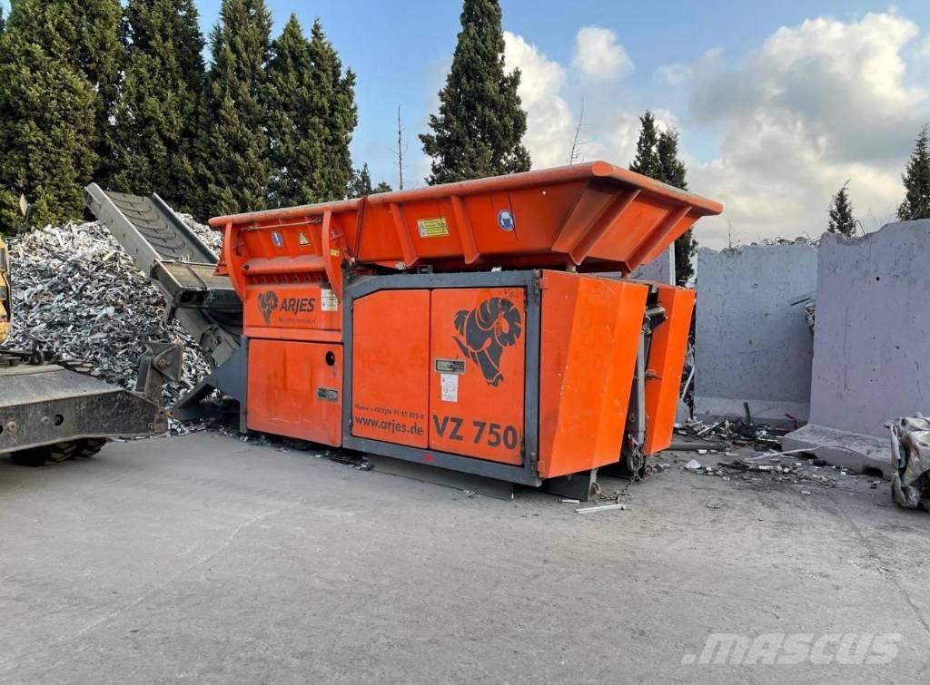 Arjes VZ 750 D 임업정리 헤드커터기