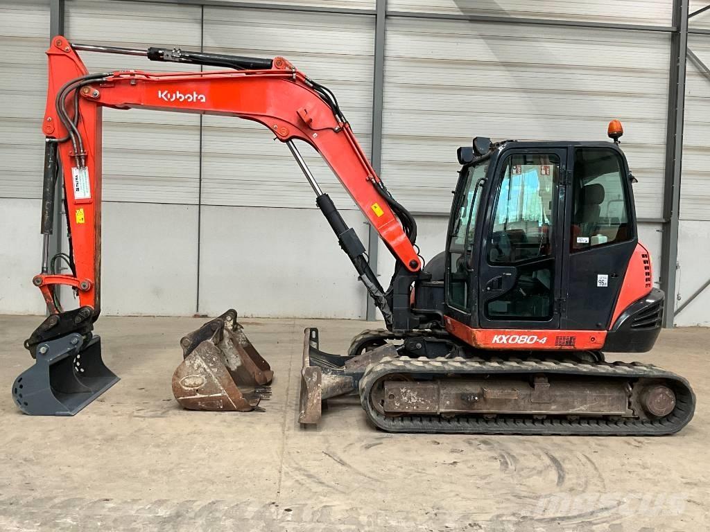 Kubota KX 080-4 중형굴삭기 7톤-28톤
