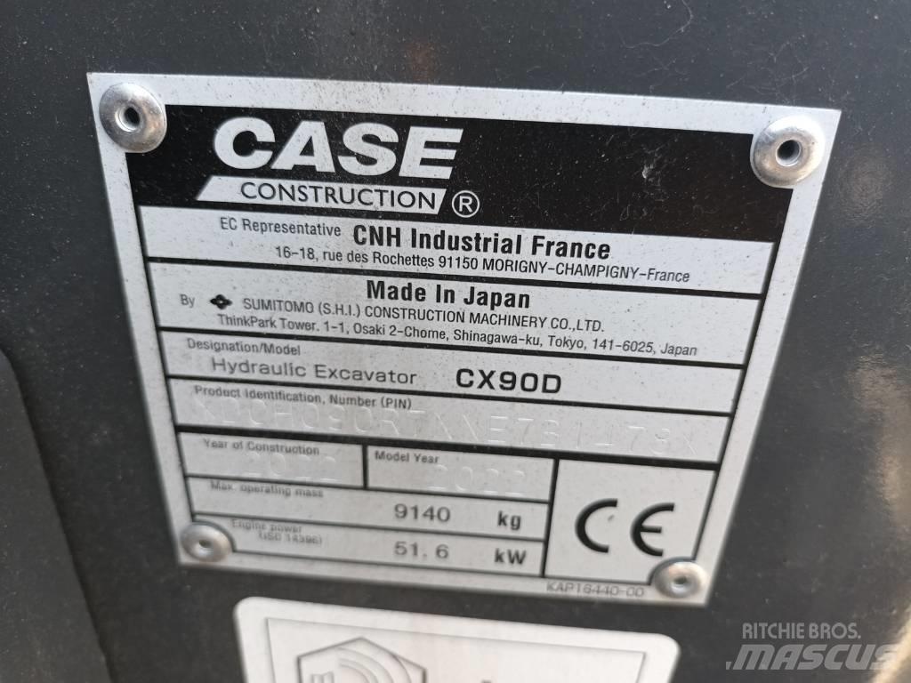 CASE CX 90 D 중형굴삭기 7톤-28톤