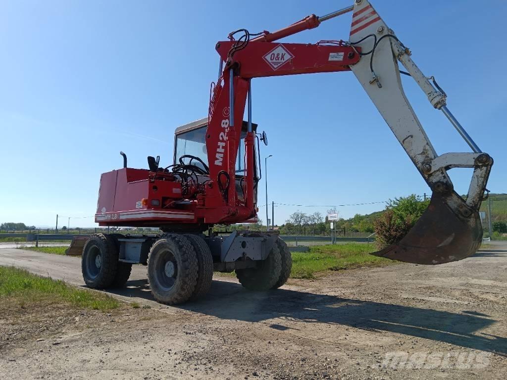 O&K MH2,8C  휠 굴삭기