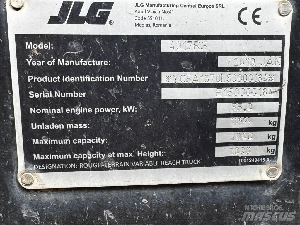 JLG 4017RS 텔러 핸들러
