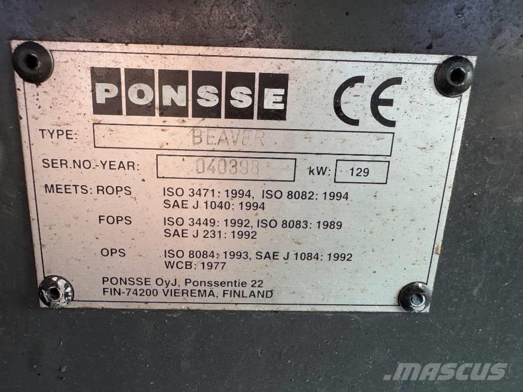 Ponsse Beaver 원목 하베스터