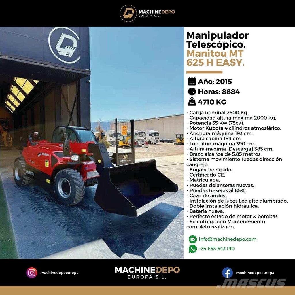 Manitou MT 625 H 텔러 핸들러