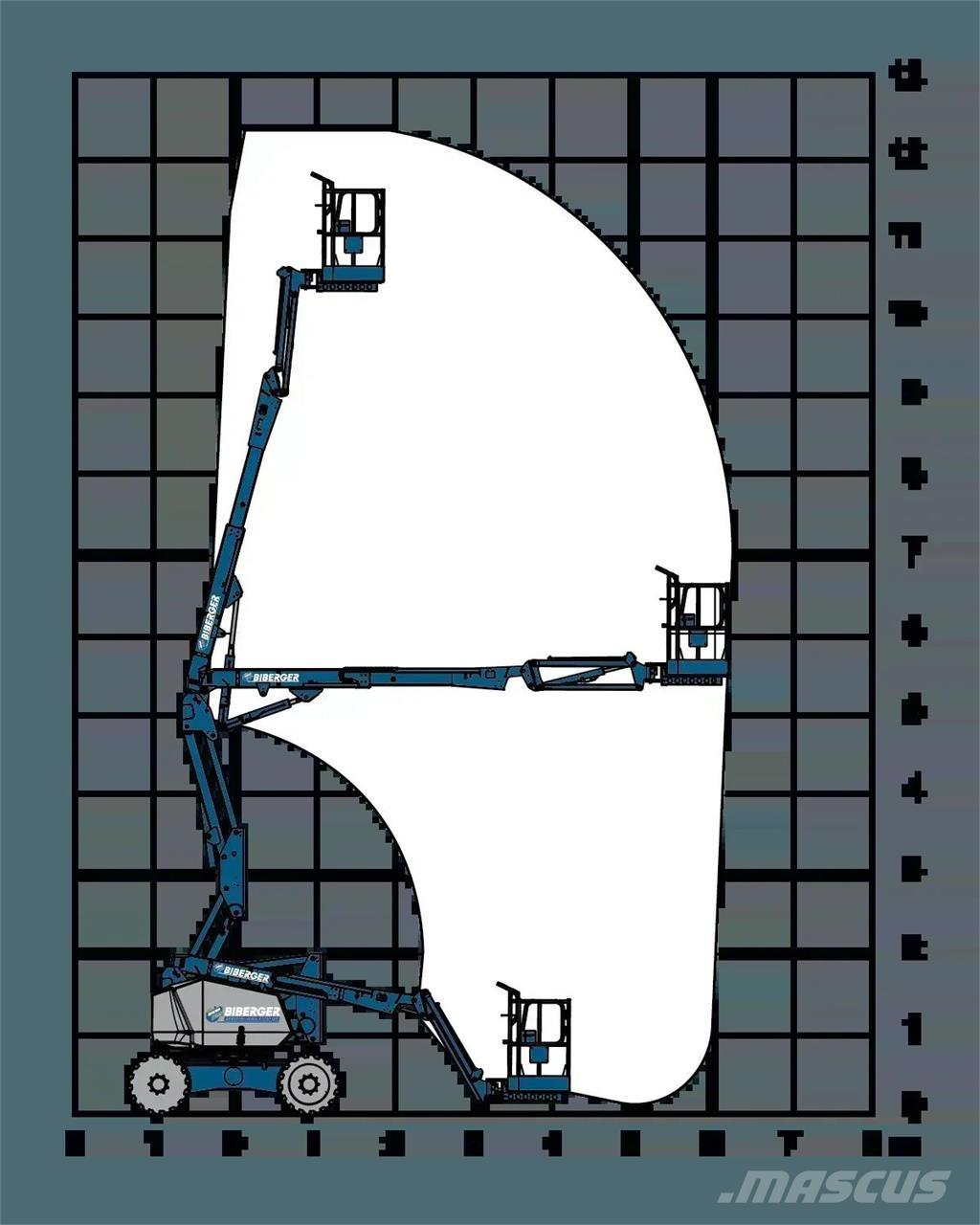 JLG H340AJ 관절형 전동이동 리프트