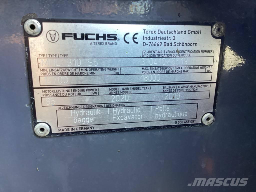 Fuchs MHL 310 S5 폐기물/산업 처리기