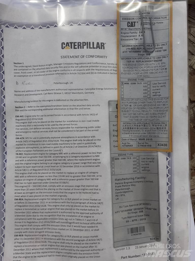 CAT Motor 3056 엔진