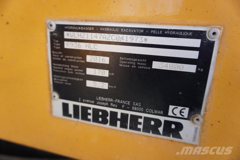 Liebherr R 936 N LC 대형 굴삭기 29톤 이상