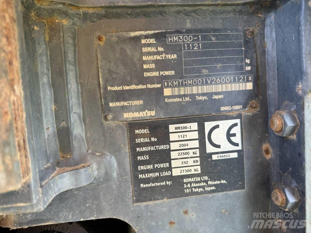 Komatsu HM300-1 연결식 홀러