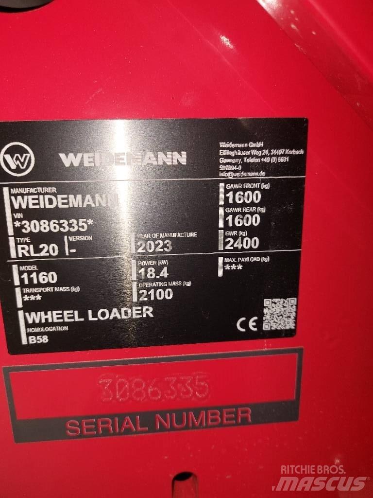Weidemann 1160 다목적 로더