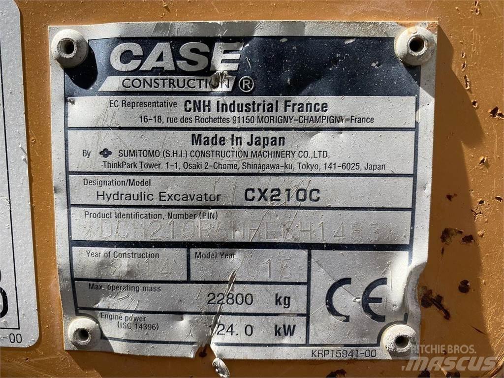 CASE CX210 대형 굴삭기 29톤 이상