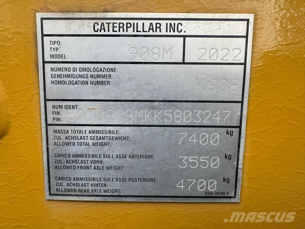 CAT 908M  휠로우더