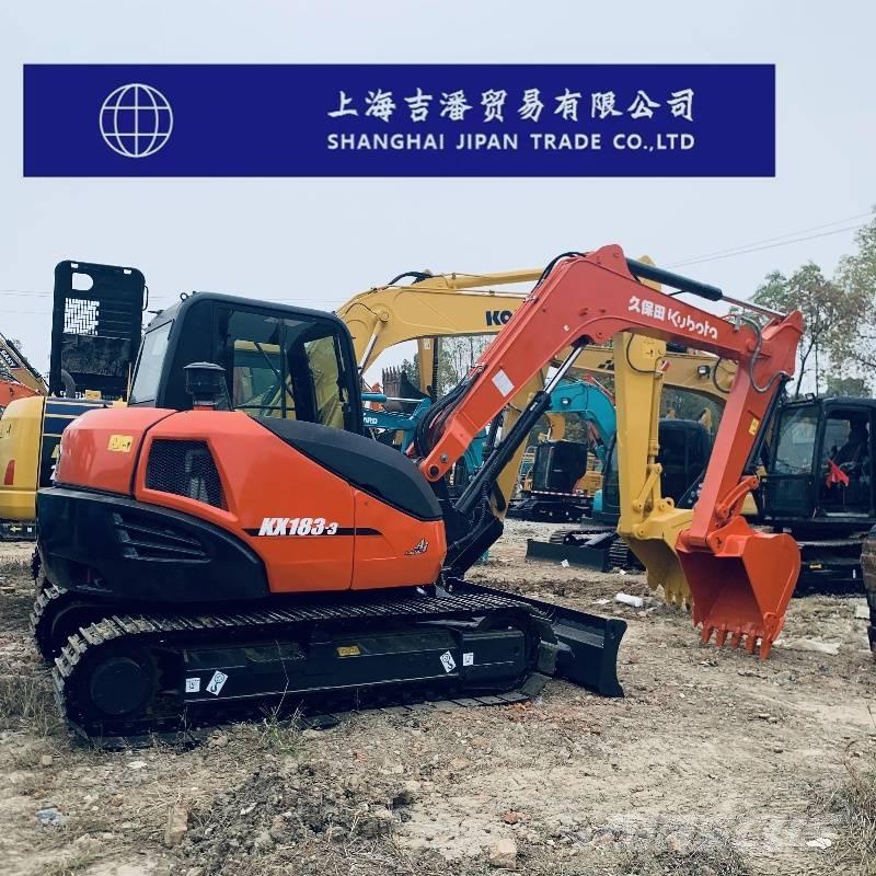 Kubota KX 183 중형굴삭기 7톤-28톤