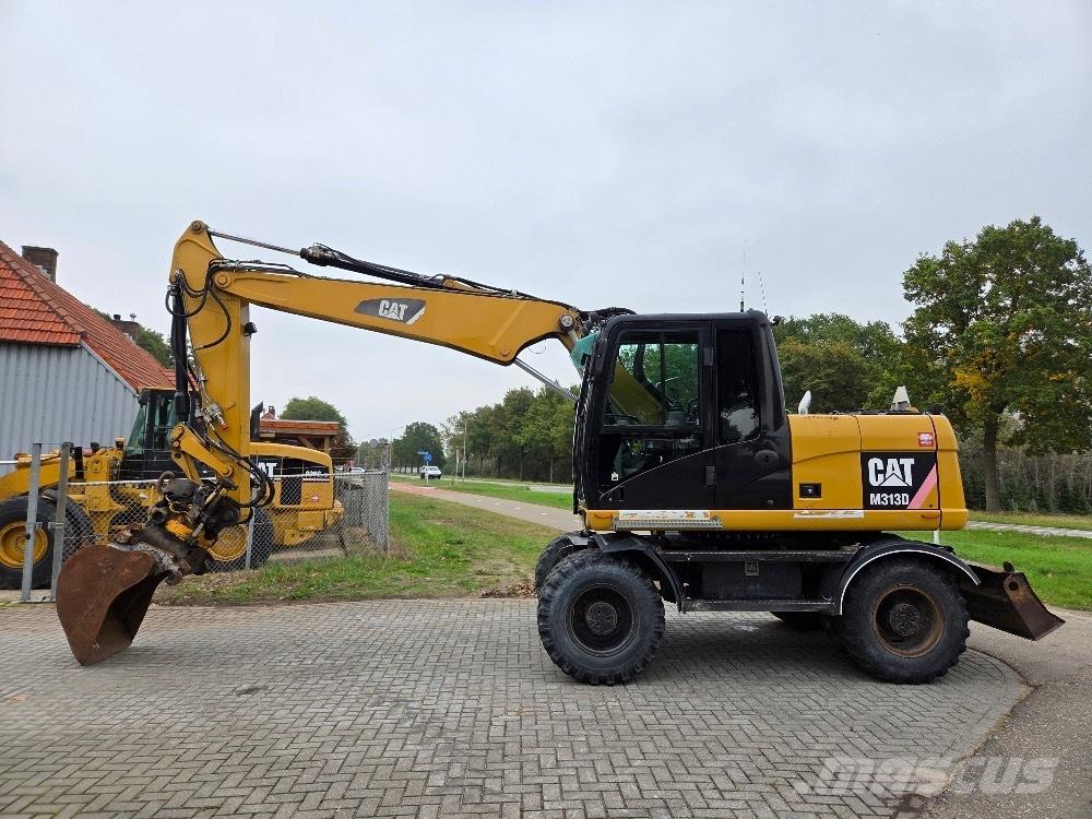 CAT M313D  휠 굴삭기