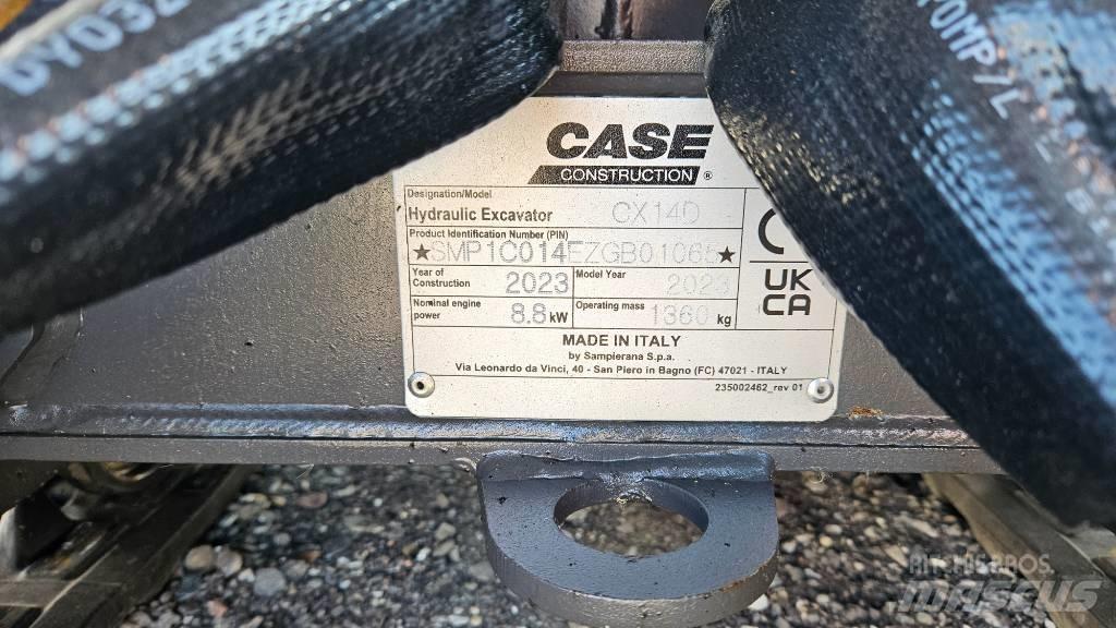 CASE CX14D 소형 굴삭기 7톤 미만