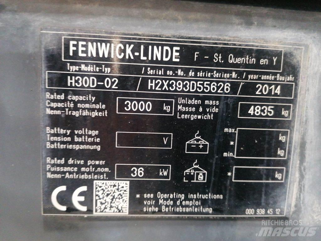 Linde H30D-02 디젤 지게차