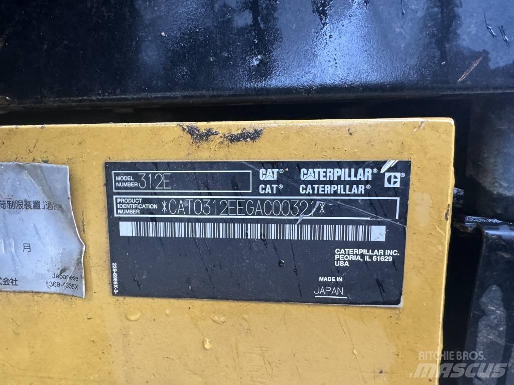 CAT 312E 대형 굴삭기 29톤 이상