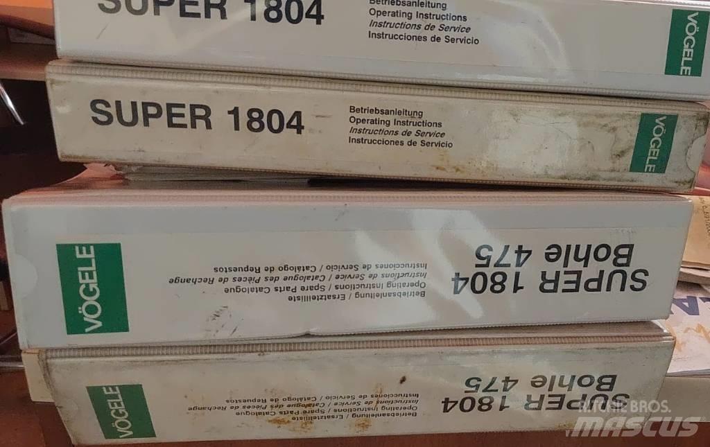 Vögele 1804 아스팔트 포장장비