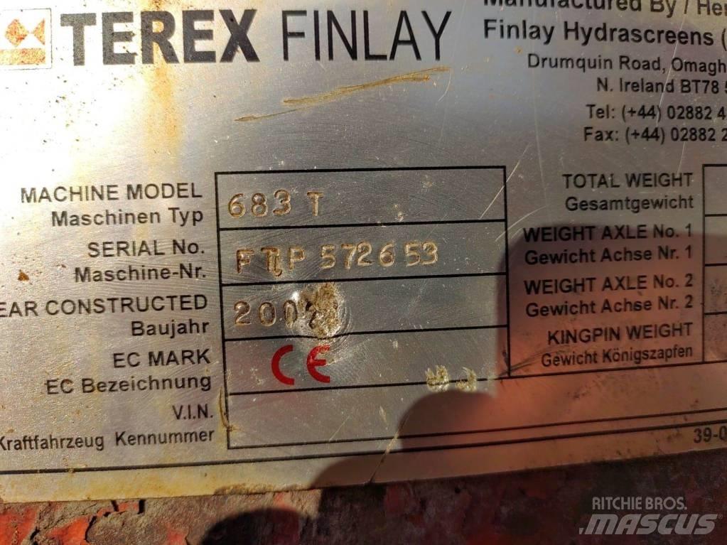 Finlay Terex 683 이동식 선별기